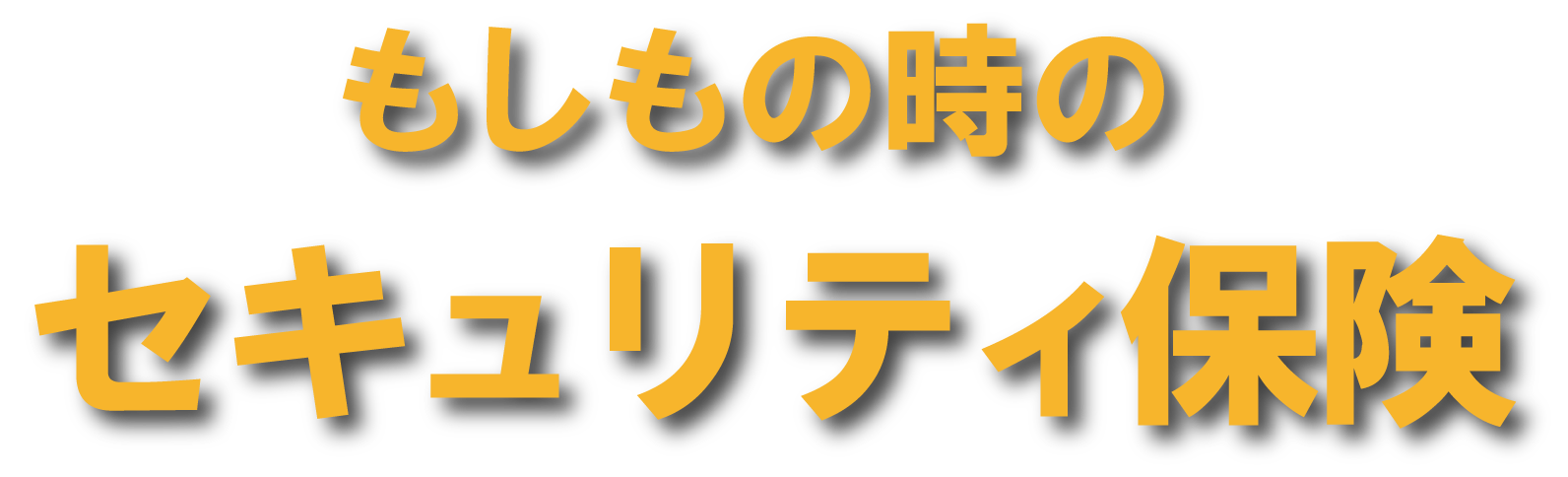 もしもの時のセキュリティ保険